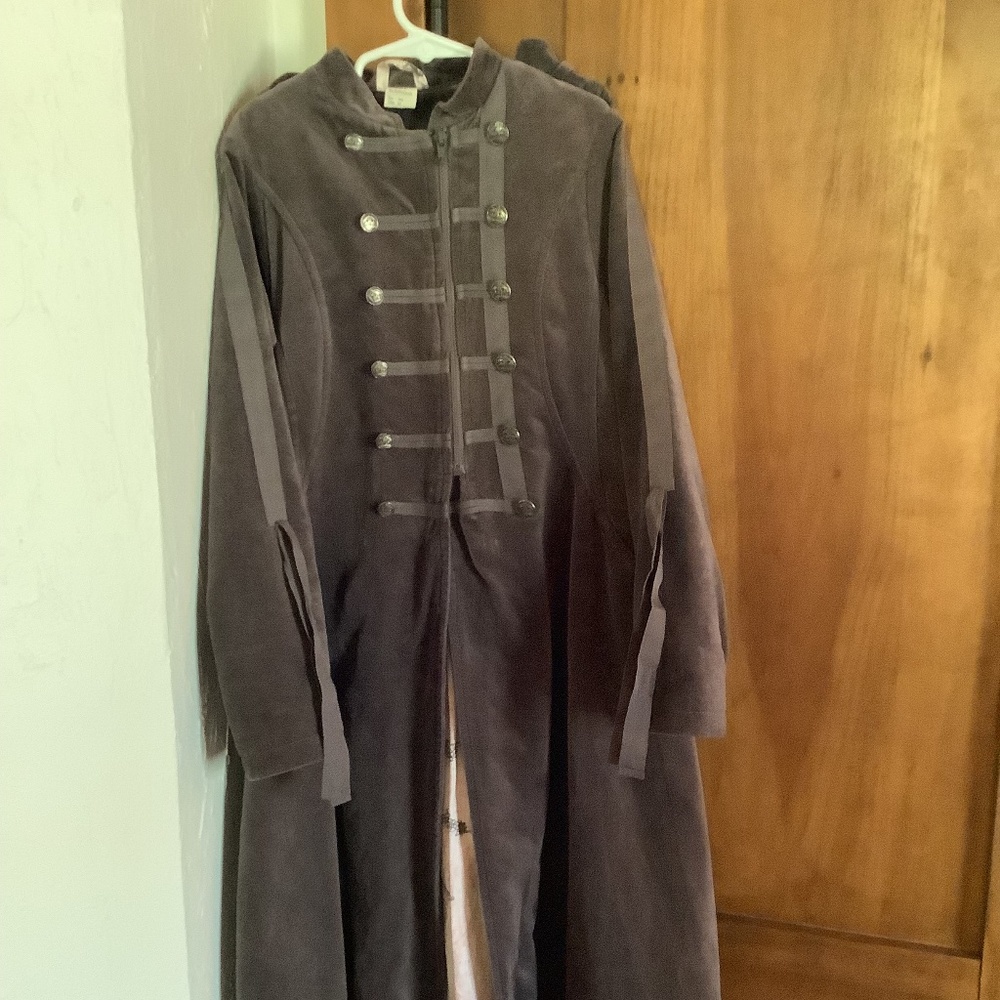 Jottum 10 US 140 Euro Jacket coat Dutch boutique Rembrandt Victorian velvet $450 - Picture 3 of 14